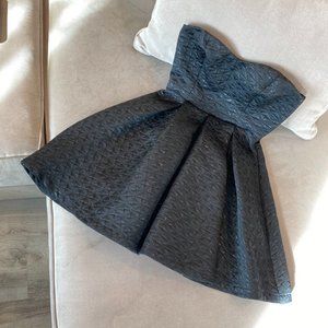 ASTR Pleated Sweetheart Neck Mini Cocktail Dress